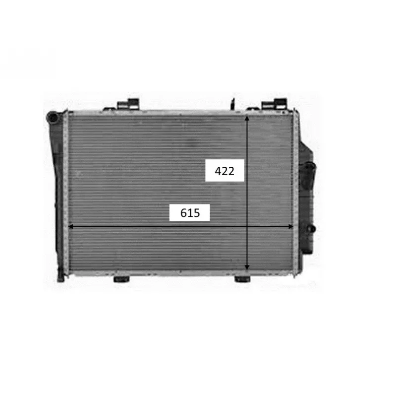 Radiateur, refroidissement du moteur NRF 58489