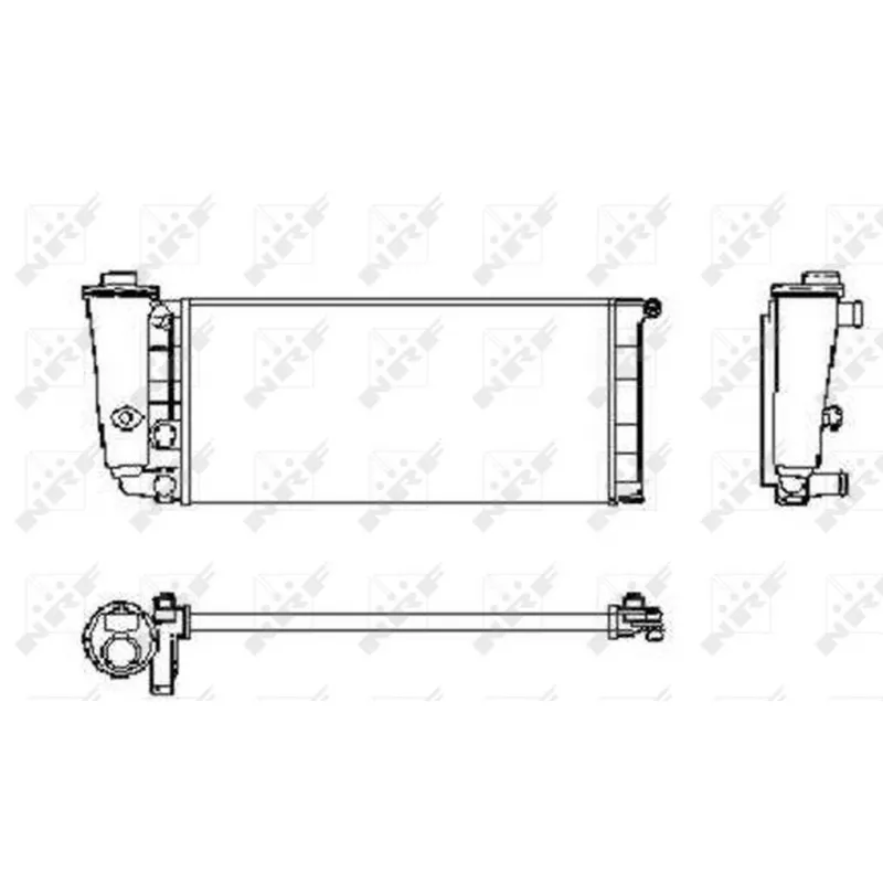 Radiateur, refroidissement du moteur NRF 58781