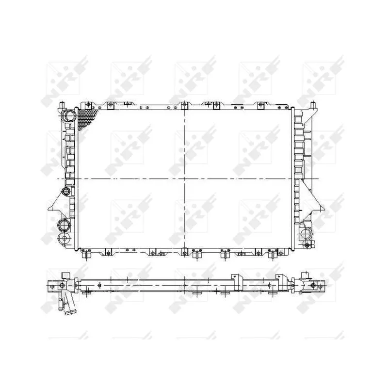 Radiateur, refroidissement du moteur NRF 58868