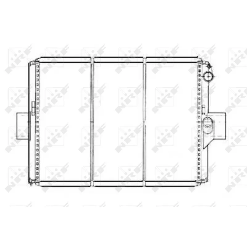 Radiateur, refroidissement du moteur NRF 58883