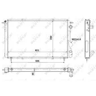 Radiateur, refroidissement du moteur NRF