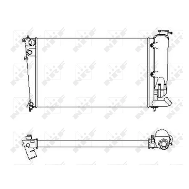 Radiateur, refroidissement du moteur NRF 58922