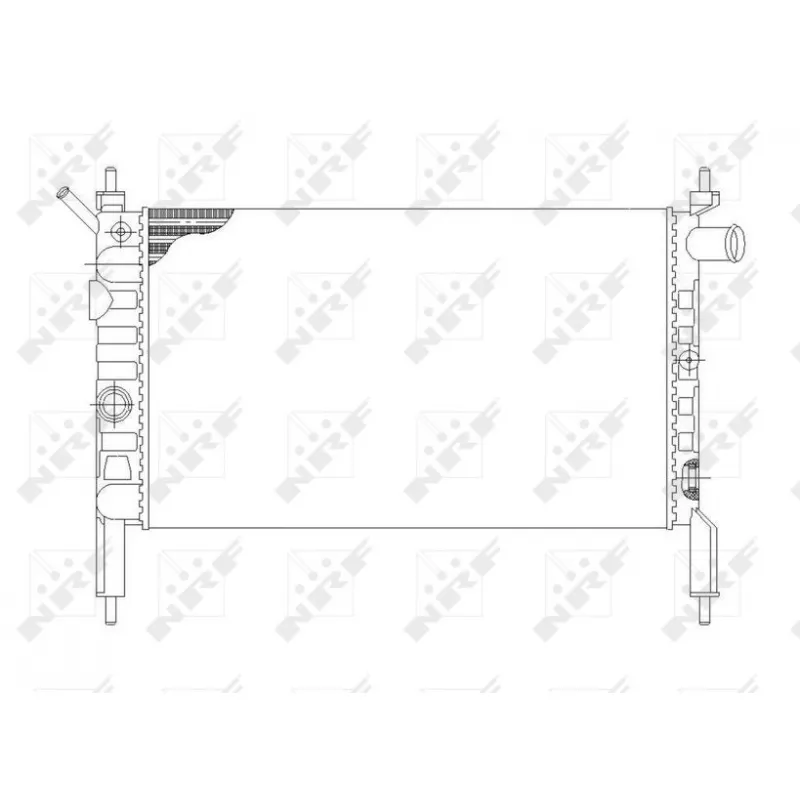 Radiateur, refroidissement du moteur NRF 58930