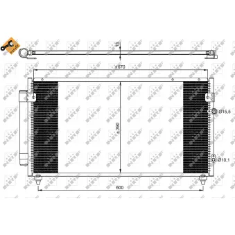 Condenseur, climatisation NRF