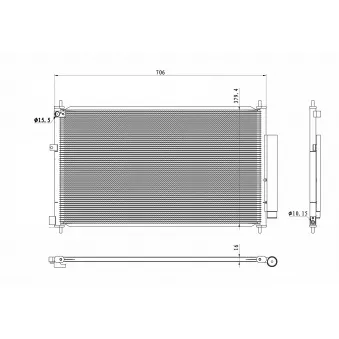 Condenseur, climatisation NRF