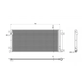 Condenseur, climatisation NRF