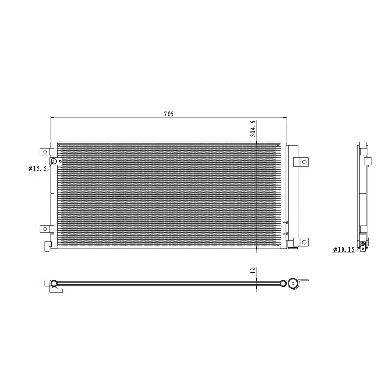 Condenseur, climatisation NRF 350494