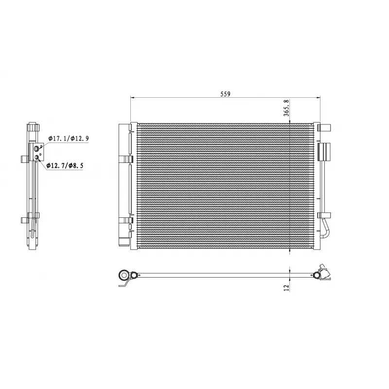 Condenseur, climatisation NRF 350496