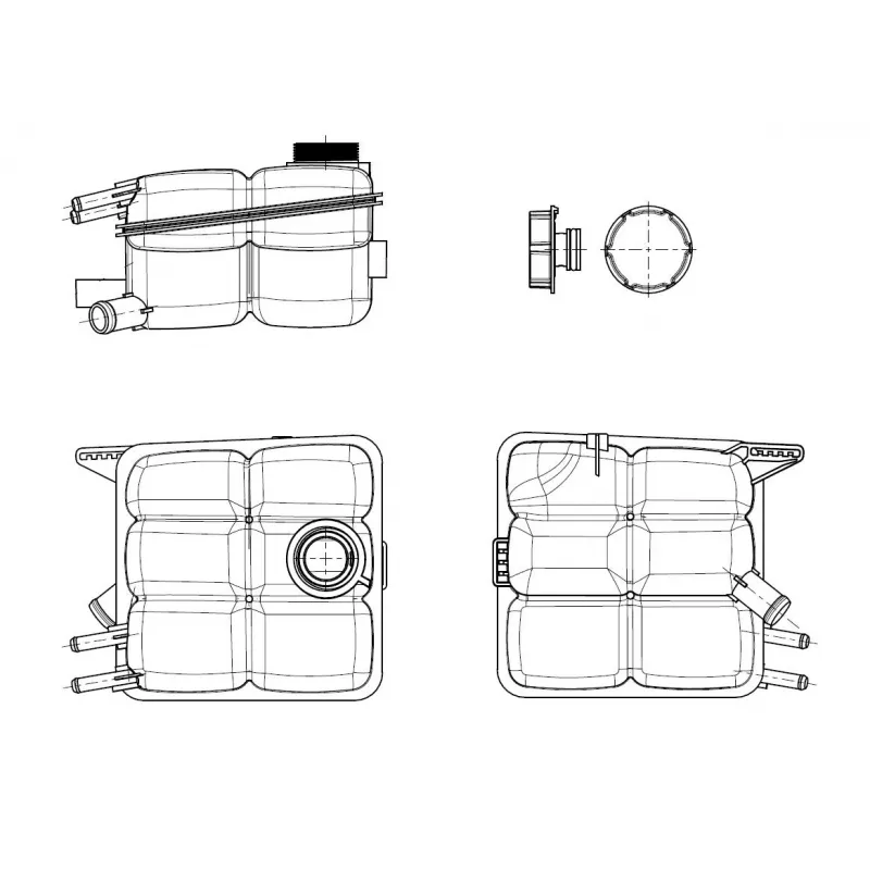Vase d'expansion, liquide de refroidissement NRF 454015