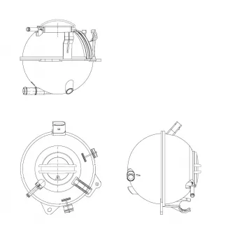 Vase d'expansion, liquide de refroidissement NRF 454082