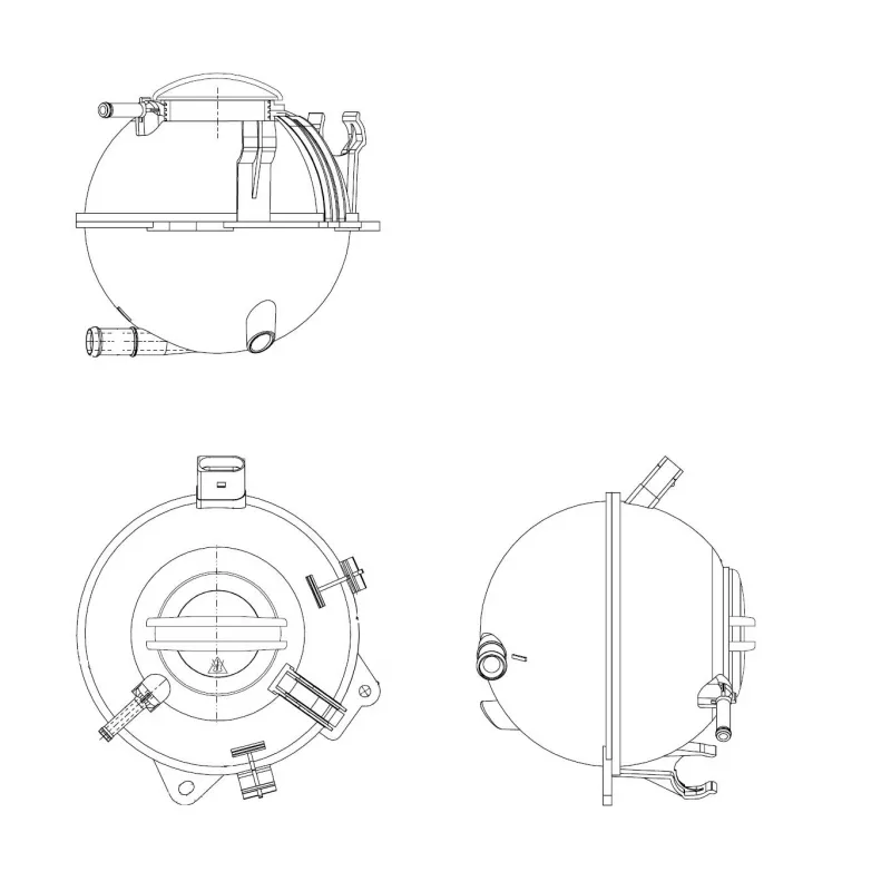 Vase d'expansion, liquide de refroidissement NRF 454082