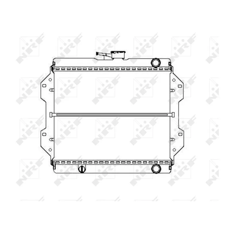 Radiateur, refroidissement du moteur NRF 504343
