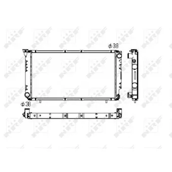 Radiateur, refroidissement du moteur NRF