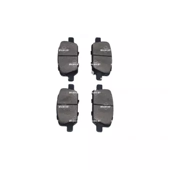 Jeu de 4 plaquettes de frein arrière NRF 802003
