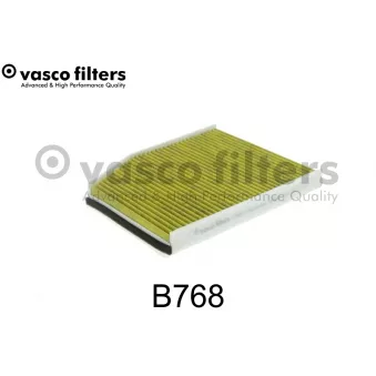 Filtre, air de l'habitacle DAVID VASCO B768