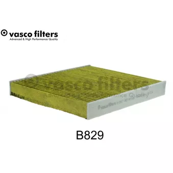 Filtre, air de l'habitacle DAVID VASCO B829