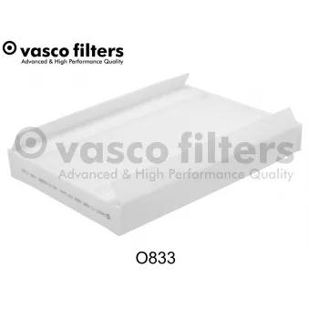 Filtre, air de l'habitacle DAVID VASCO O833