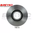 Jeu de 2 disques de frein avant DAVID VASCO T6510 - Visuel 3