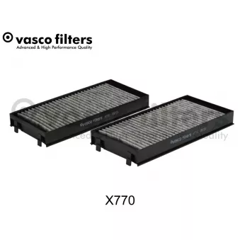 Filtre, air de l'habitacle DAVID VASCO X770