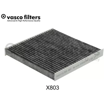 Filtre, air de l'habitacle DAVID VASCO X803