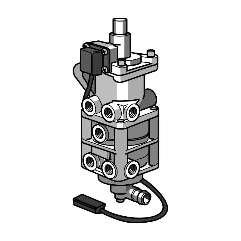 Valve de commande de frein, frein de service KNORR-BREMSE DX95BX