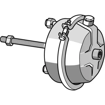 Cylindre de frein à diaphragme KNORR-BREMSE II33782A