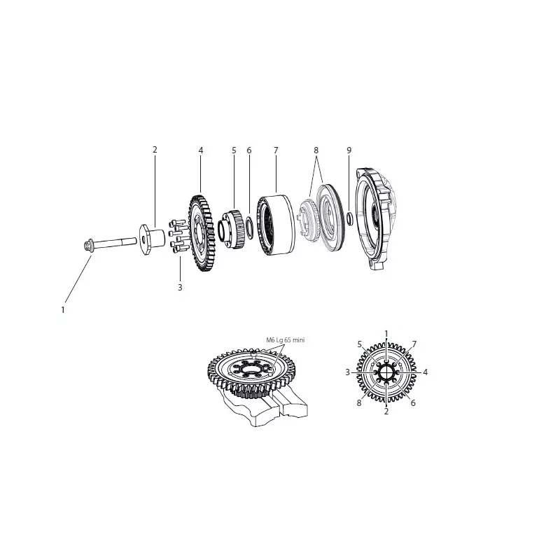 Kit d'embrayage KNORR-BREMSE K190990K50