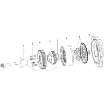 Kit d'embrayage KNORR-BREMSE K221892K50