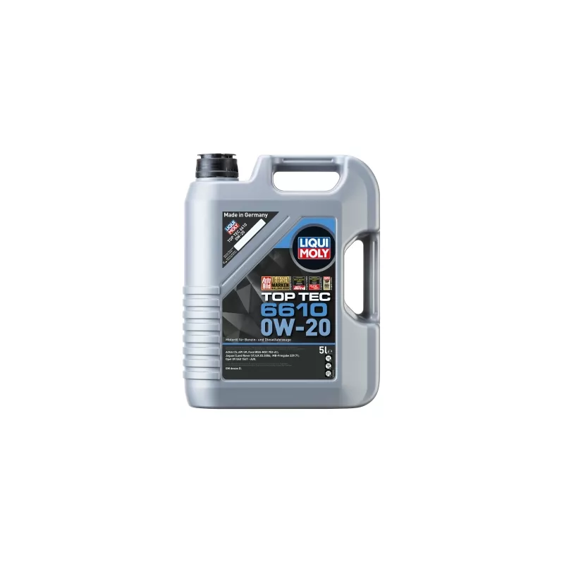 Huile moteur 0W-20 Top Tec 6610 – 5L LIQUI MOLY 21662