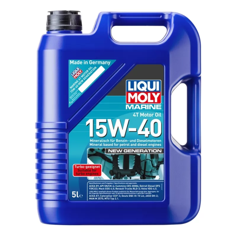 Huile moteur 15W-40 Marine 4T – 5L LIQUI MOLY 25090