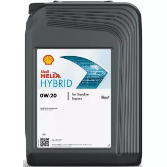 Huile moteur 0W-20 HELIX HYBRID – 20L SHELL