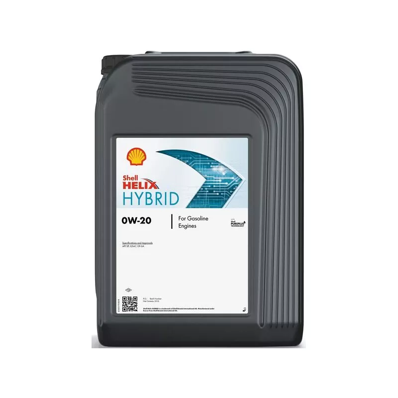 Huile moteur 0W-20 HELIX HYBRID – 20L SHELL 550056726