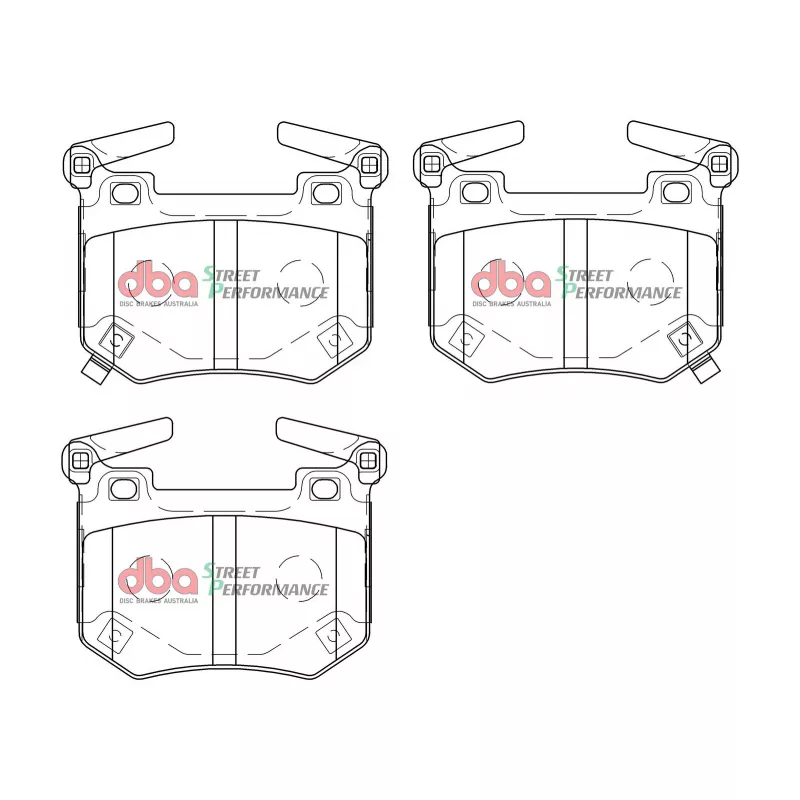 Jeu de 4 plaquettes de frein avant DBA Australia DB15004SP