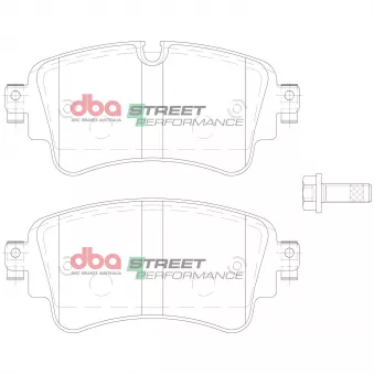 Kit de plaquettes de freins de haute performance DBA Australia