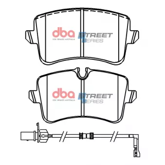 Kit de plaquettes de freins de haute performance DBA Australia DB15101XP