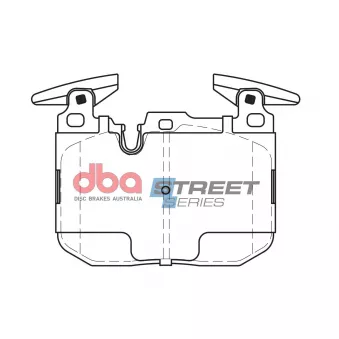 Kit de plaquettes de freins de haute performance DBA Australia DB2299XP