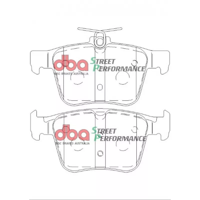 Kit de plaquettes de freins de haute performance DBA Australia DB2415SP