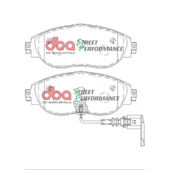Kit de plaquettes de freins de haute performance DBA Australia DB8849SP