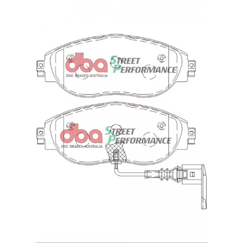 Kit de plaquettes de freins de haute performance DBA Australia DB8849SP