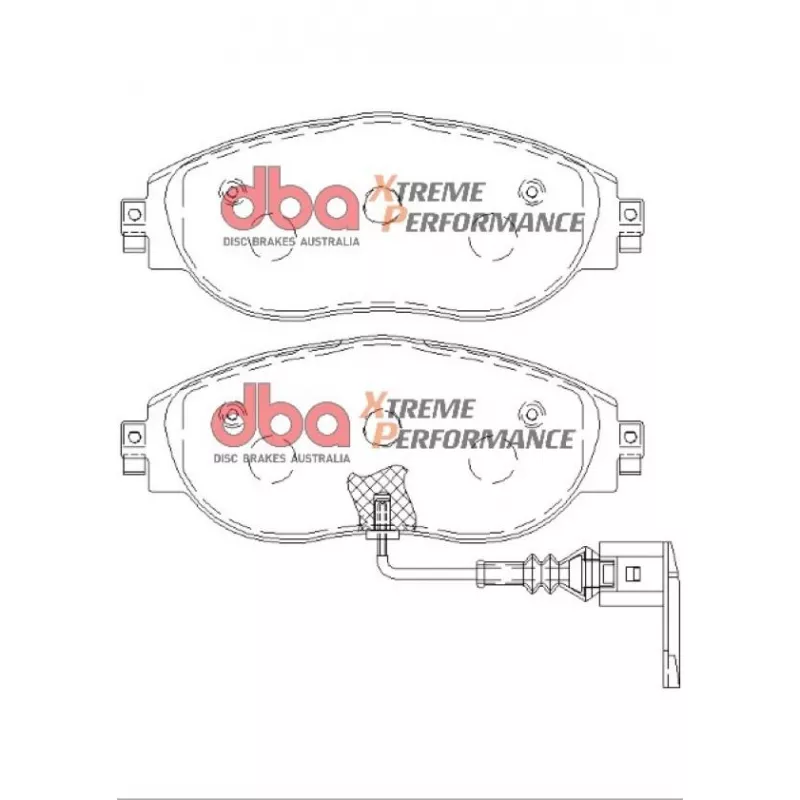 Kit de plaquettes de freins de haute performance DBA Australia DB8849XP