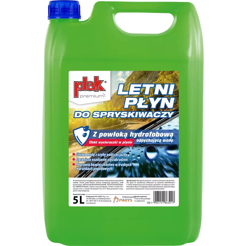 Lave Glace été 5L avec revêtement hydrophobe PARYS 083017