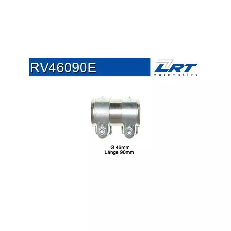 Raccord de tuyau, système d'échappement LRT RV46090E