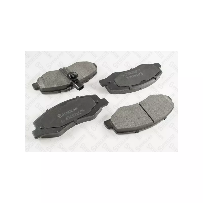 Jeu de 4 plaquettes de frein avant STELLOX 000 376B-SX
