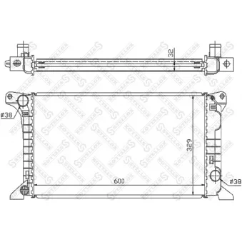 Radiateur, refroidissement du moteur STELLOX