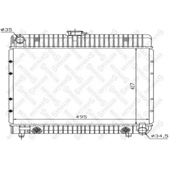 Radiateur, refroidissement du moteur STELLOX