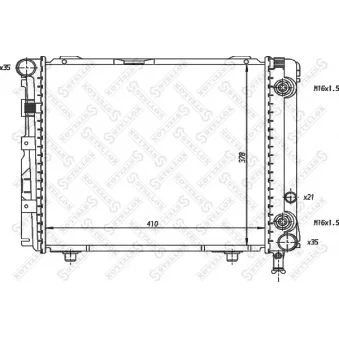 Radiateur, refroidissement du moteur STELLOX