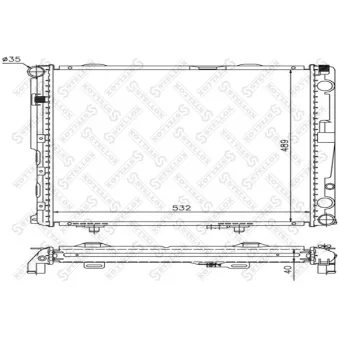 Radiateur, refroidissement du moteur STELLOX