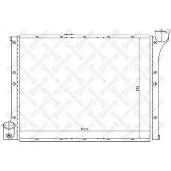 Radiateur, refroidissement du moteur STELLOX