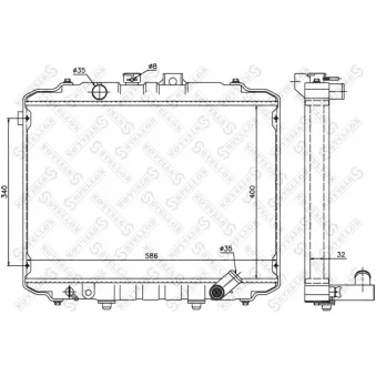 Radiateur, refroidissement du moteur STELLOX