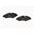 Jeu de 4 plaquettes de frein avant STELLOX 1340 000-SX - Visuel 2